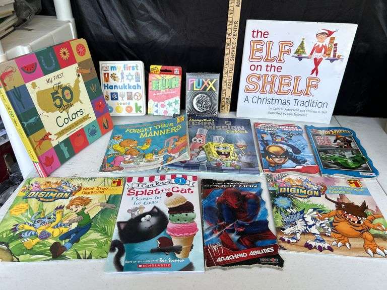 11 Kids Books & 2 Card Games