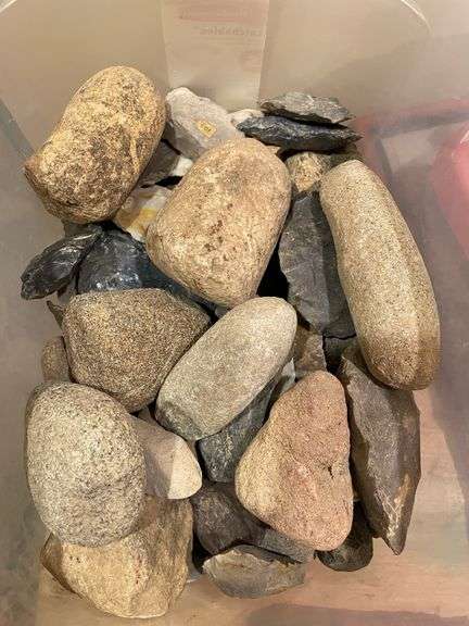 Tote of Tools and Arrowheads