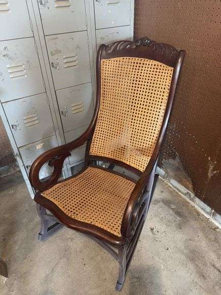 Rose back rocking Chair