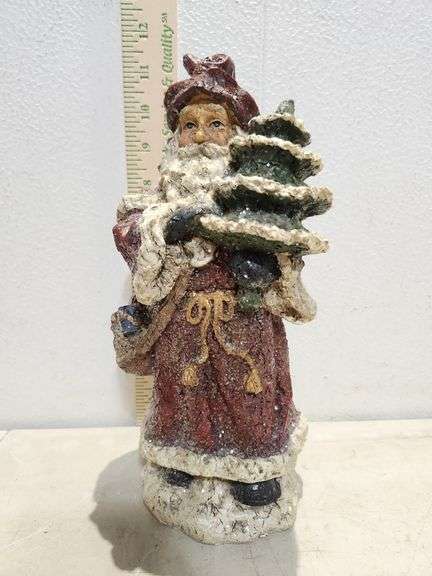 2003 Resin Santa 10.5" Tall