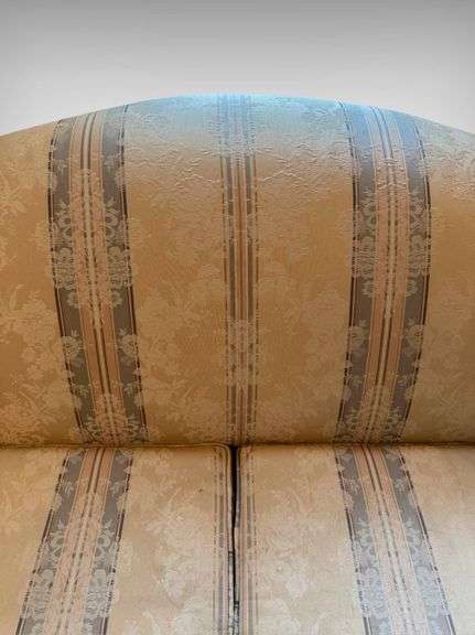 Glick’s Country House Collection Floral Stripe Upholstered Sofa