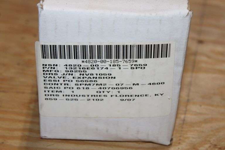 DRS Industries Expansion Valve