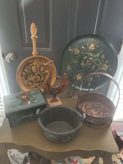 Hand Painted Wooden Decor #6