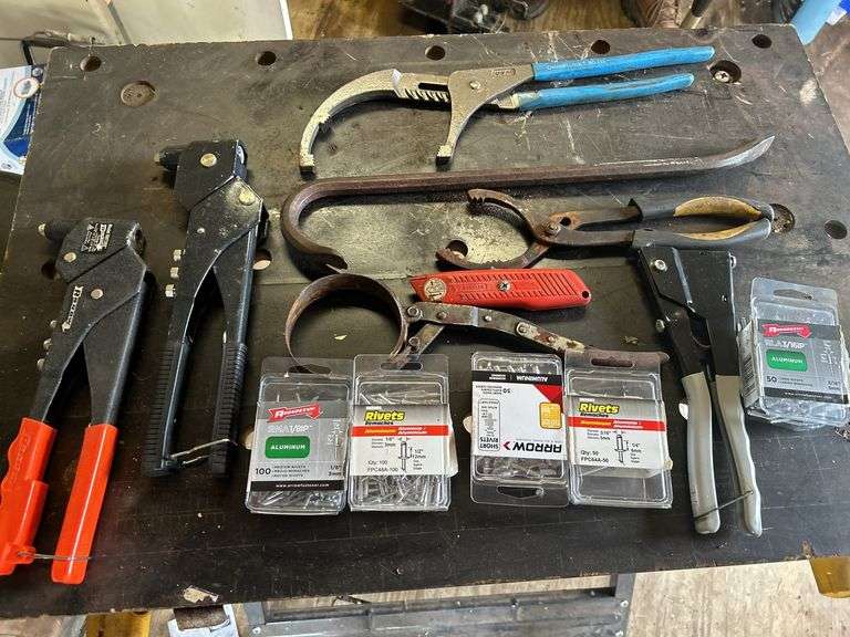 Riveter, Rivets & Misc. Tools