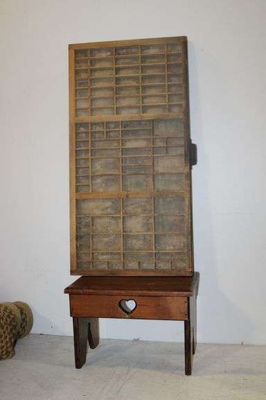 Printer Tray & Heart Stool