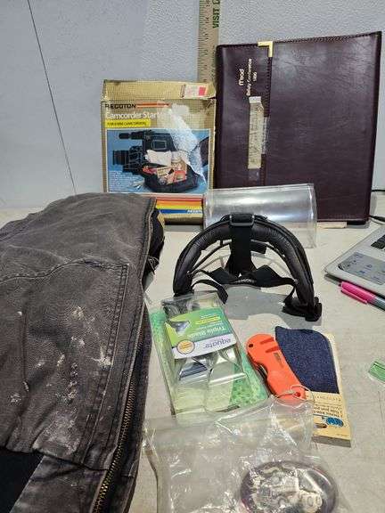 Assorted Items -Semi Belt Buckle Needs Faceplate Attached, Opened Razors, Mead Binder, & More