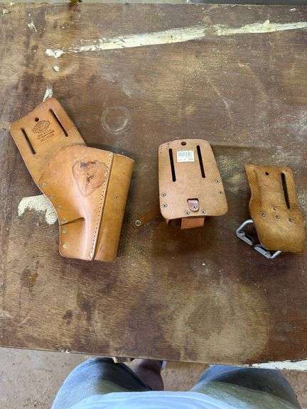 Leather Tool Holsters and Belt Attachments