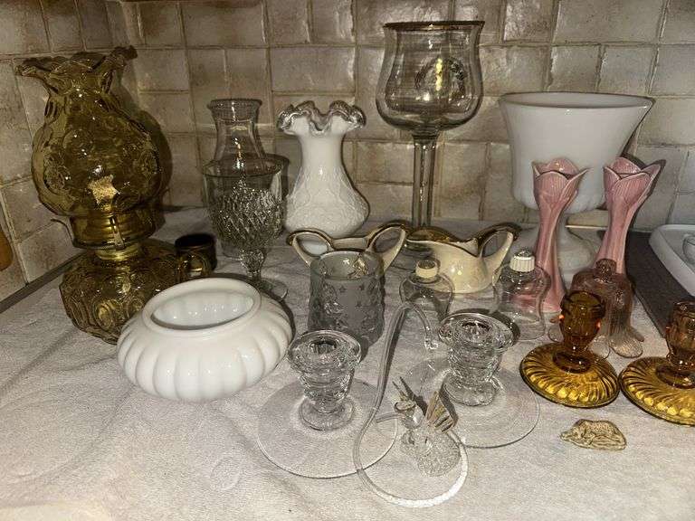 Oil Lamp, Candle Holders
