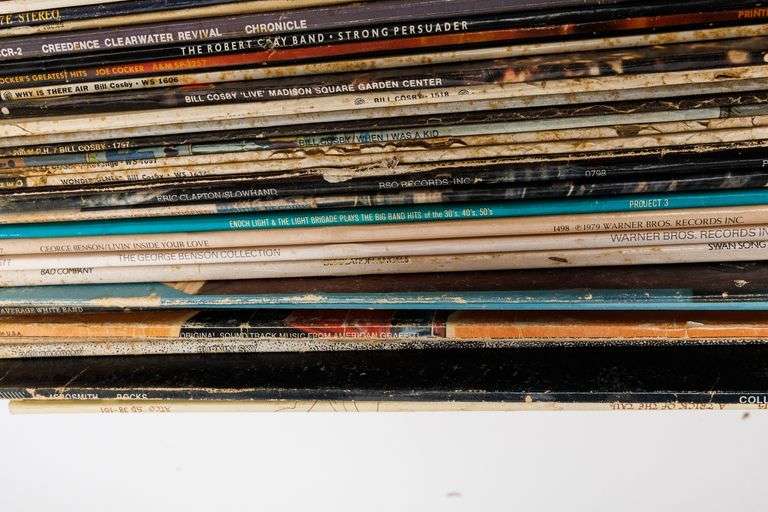 Vintage Vinyl Rock Albums- Aerosmith, Grateful Dead, Clapton, and Mo