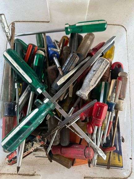Hand Tools Including Screwdrivers and Files