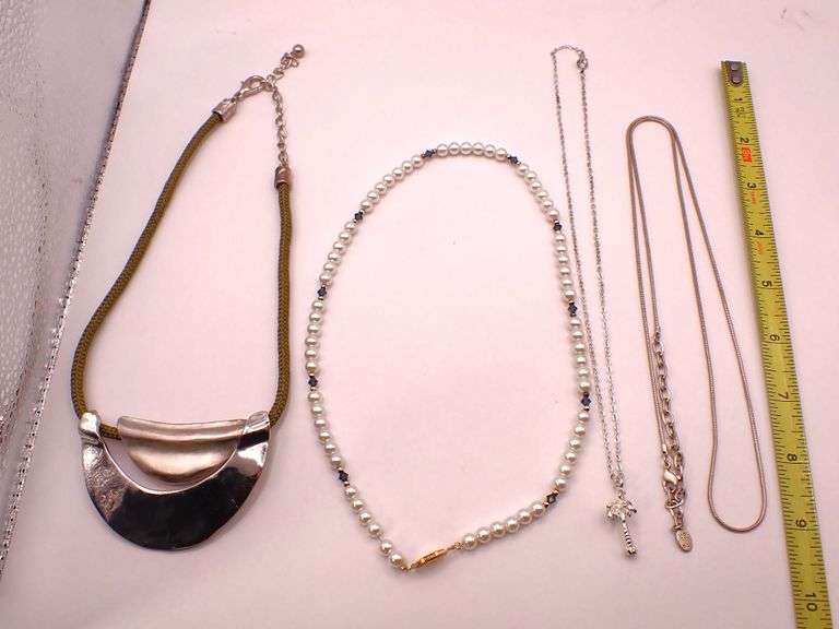 Four Fashion Necklaces
