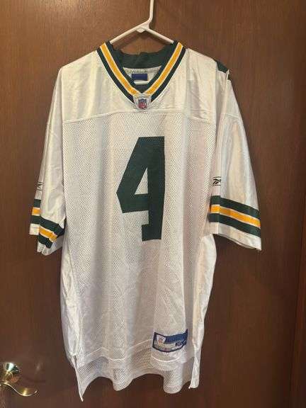 Reebok NFL Green Bay #4 Favre jersey Size XL