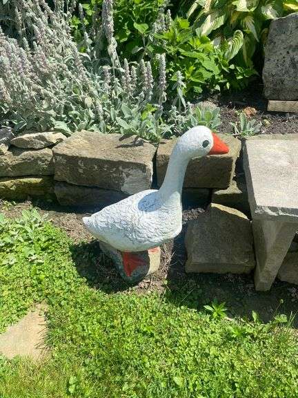 Concrete Lawn Goose