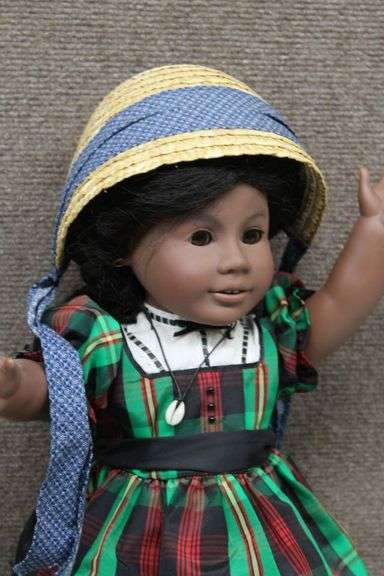 18″ Addy Walker Doll by Pleasant Company with Plaid Outfit and Accessories