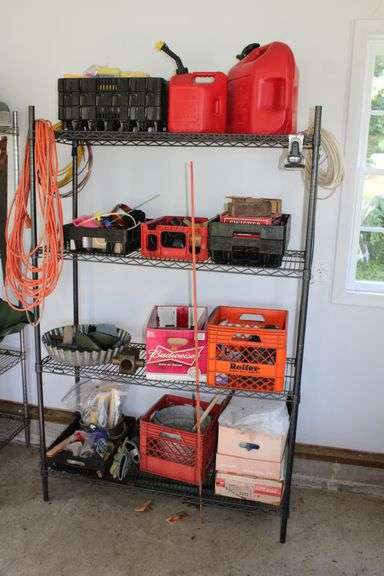 Garage Shelf Contents