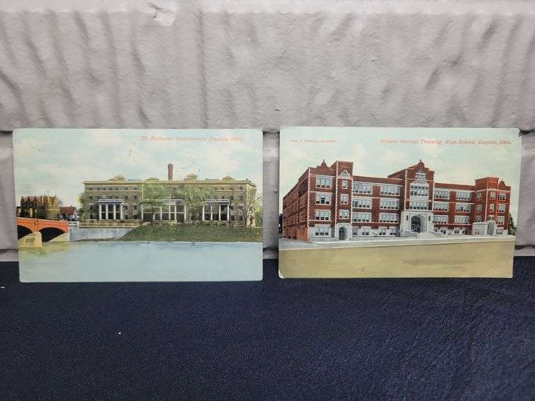High School, Nelsonville, Ohio Postcards (Lot of 2)