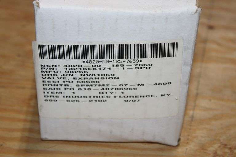 DRS Industries Expansion Valve
