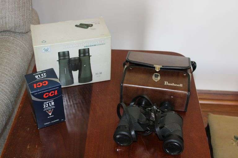 Binoculars and Ammo