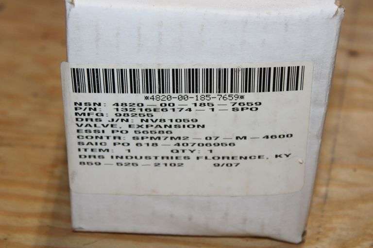 DRS Industries Expansion Valve