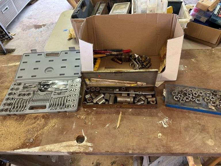 Hand Tools, Tap and Die Sets, and Sockets