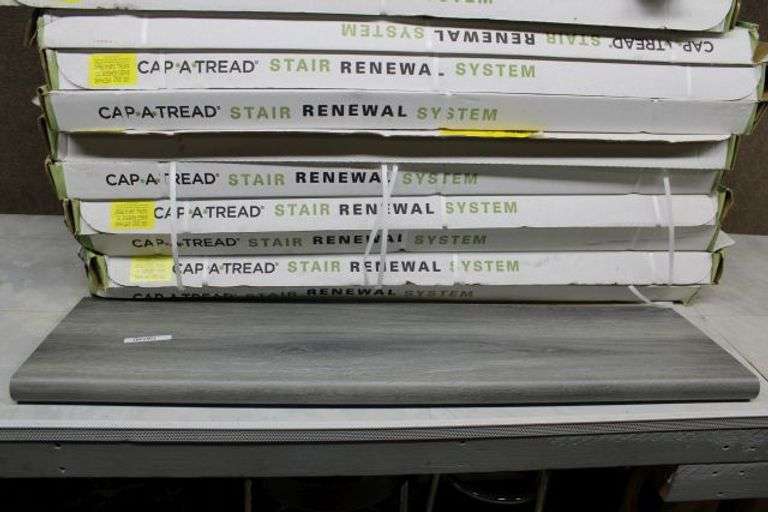 Cap-A-Tread Stair Renewal System, 15 Total Pieces, Disher Oak, 47 ...