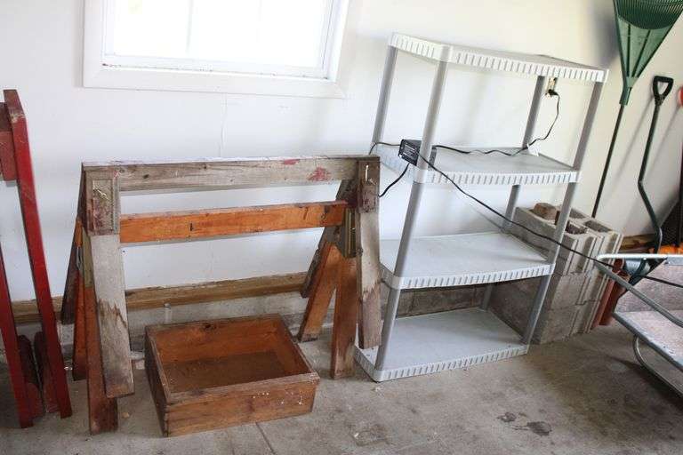 Workbench and Shelves