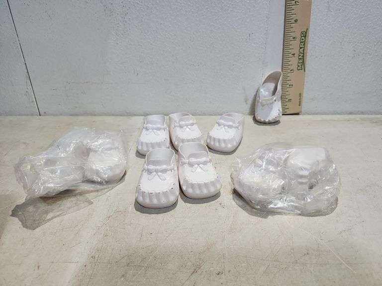 5 Pairs 3'' Rubber Doll Shoes