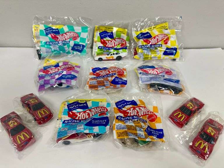 Set of Eight 1992 Hot Wheels Racing Series