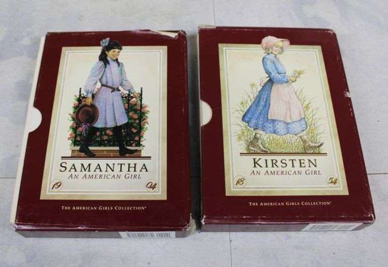 American Girl Collection Books, Cat in the Hat Dictionary, Puzzle, and Samsonite Luggage