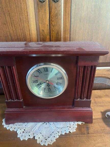 Camber Mahogany Mantel Clock