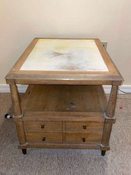 Vintage Drawer End Table