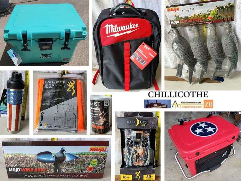 CHILLICOTHE: New Orca Coolers, Tumblers, Ammo, Grip6 Belts, Eno Hammocks, Knives, & More