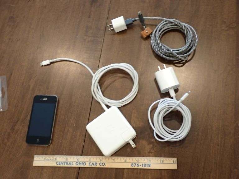 Apple iphone (untested), Apple Charge cords, Apple iMac Charger