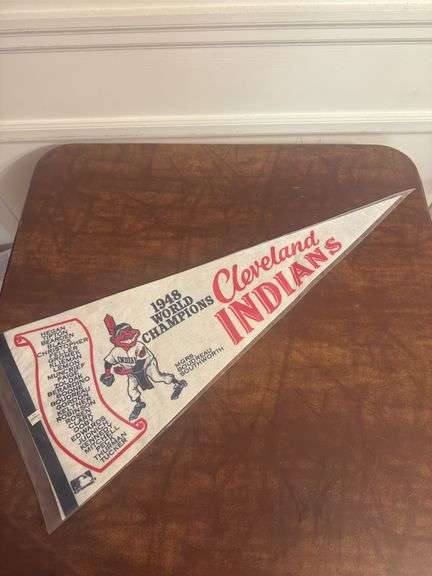 Cleveland Indians 1948 World Champions Flag