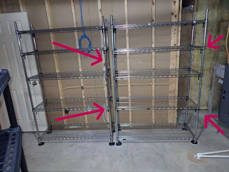 #2 Metro AWS18CR Super Adjustable Mobile Wire Shelving Rack