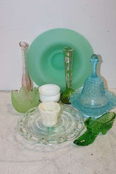 Colorful Glassware Grouping