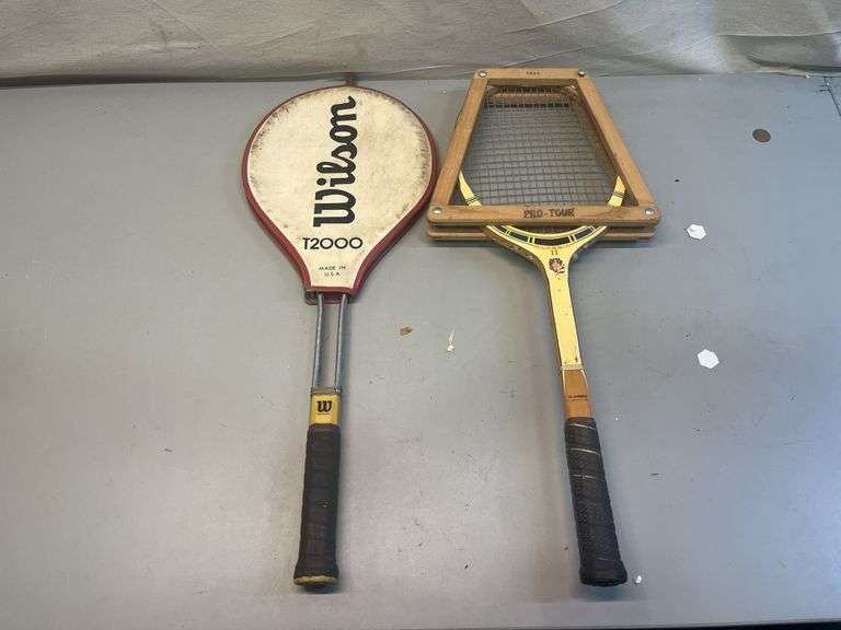 Wilson T2000 Racket Wilson T2000 and Pro-Tour Classic Tennis Rackets - Auction Ohio