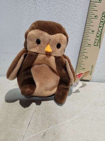 TY Beanie Baby Hoot Item 4073 Born 8-9-95