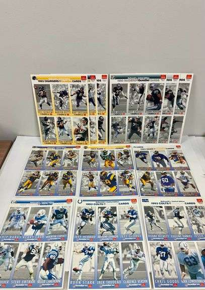 1993 McDonald's GameDay Cards- 4 Teams