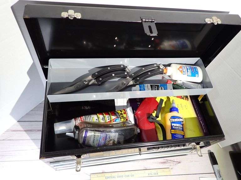 Husky 3 drawer Toolbox FILLED WITH NAMEBRAND TOOLS Auction Ohio