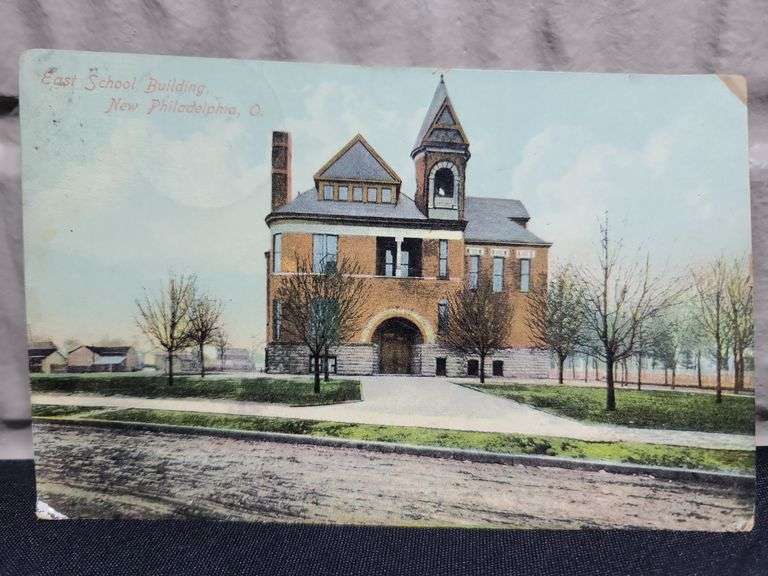 School Building Postcard – New Philadelphia, Ohio