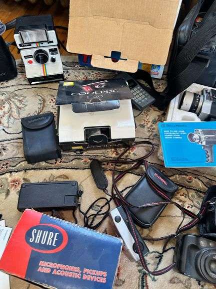 Vintage Cameras and Accessories Lot