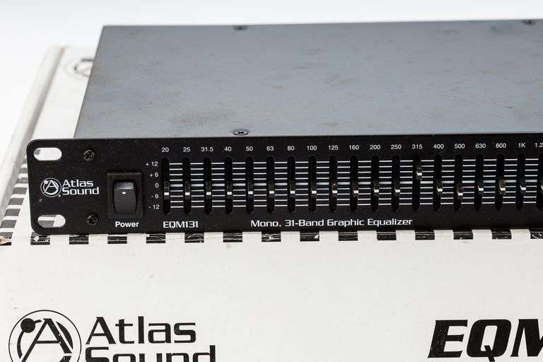 Atlas Sound 31-Band Graphic Equalizer- EQM131