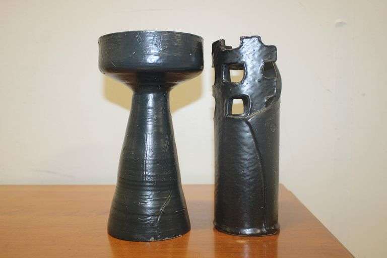 Artisan Pottery Vase & Candle Holder