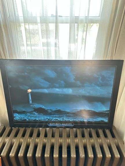 “Nature’s Majesty” Lighthouse Motivational Print