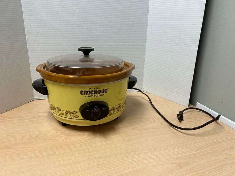 Vintage Rival Crock-Pot Slow Cooker - Avocado Green