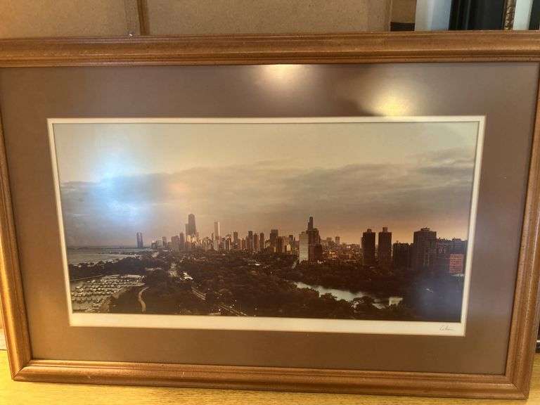 Original Signed Skyline Photo