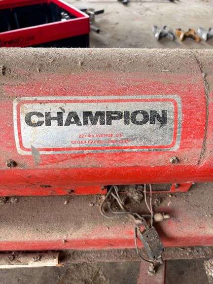Champion Portable Electric Heater on Wheels