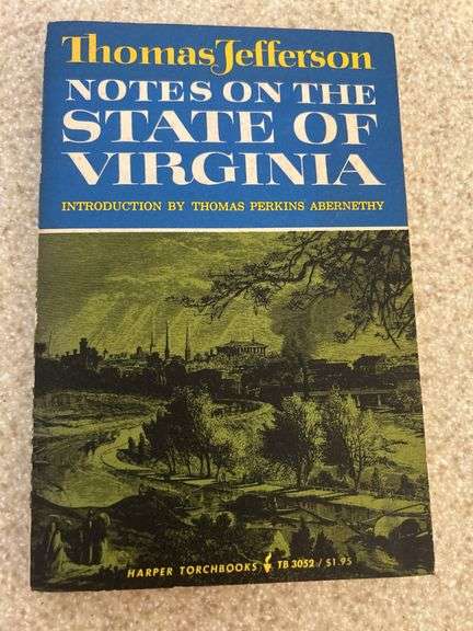 Notes on the State of Virginia