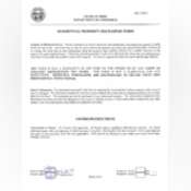 Thumbnail image of Residential Property Disclosure